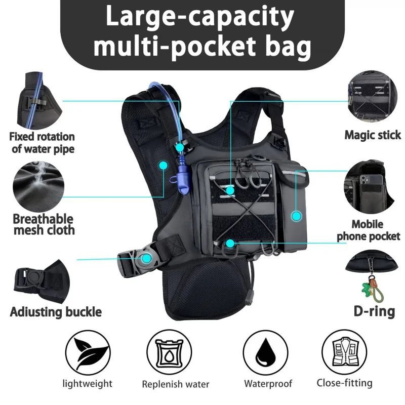 Running Gear Reflective - ​ حقيبة صدر تكتيكية عالية الجودة