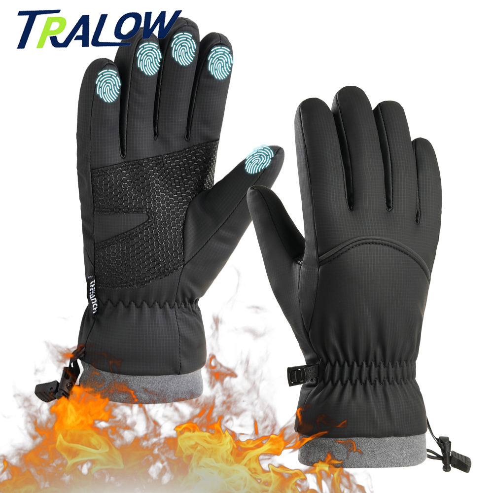 Running Gear For Winter - قفازات ترالو الحرارية المقاومة للماء للتزلج