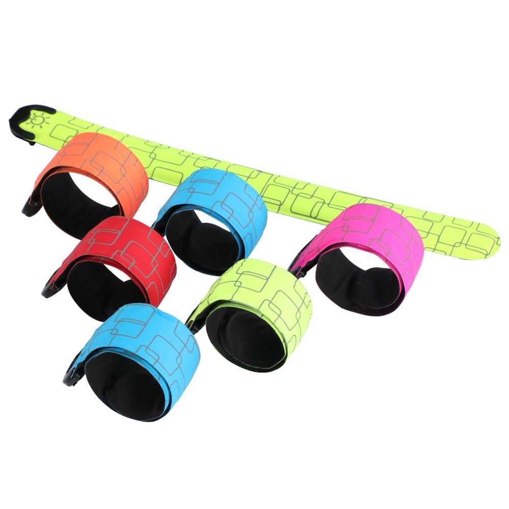 Running Gear Reflective - حزام ذراع للجري الليلي يعمل بالبطارية،