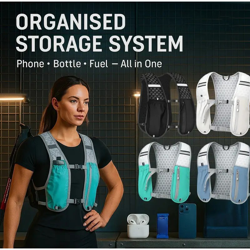 Running Gear Reflective - سترة جري خفيفة الوزن مع جيب