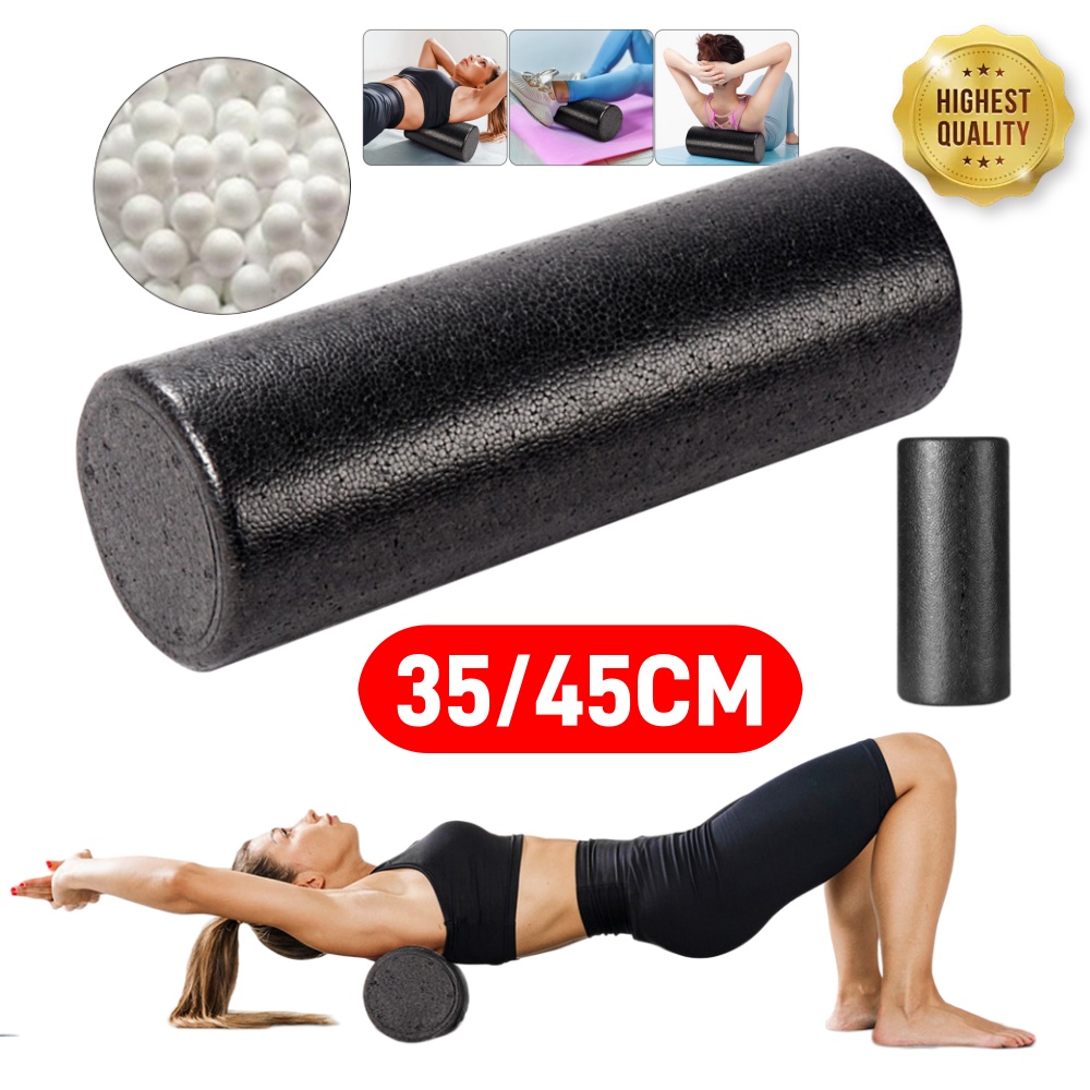 35/45 سم أسطوانة تدليك رياضية  - مراجعة Muscle Roller Stick وسعره