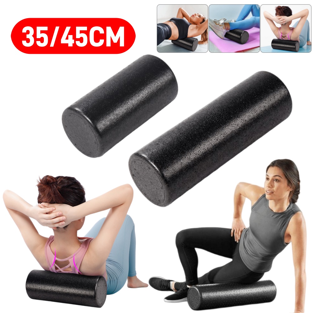 35/45 سم أسطوانة تدليك رياضية  - مراجعة Muscle Roller Stick وسعره