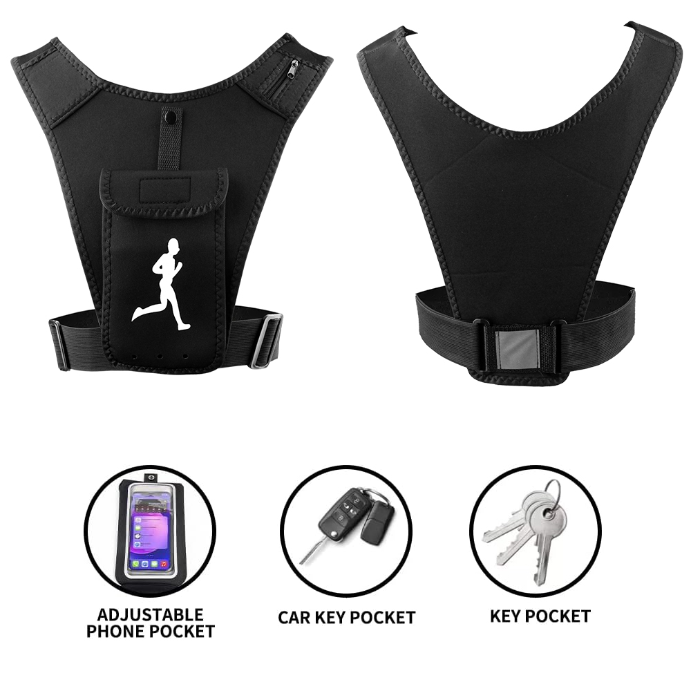 حامل هاتف صدرية للجري قابل للت - مراجعة Running Gear Cool وسعره