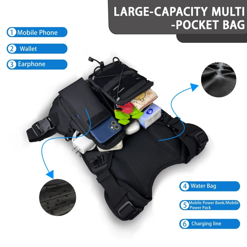 ​ حقيبة صدر تكتيكية عالية الجو - مراجعة Running Gear Reflective وسعره