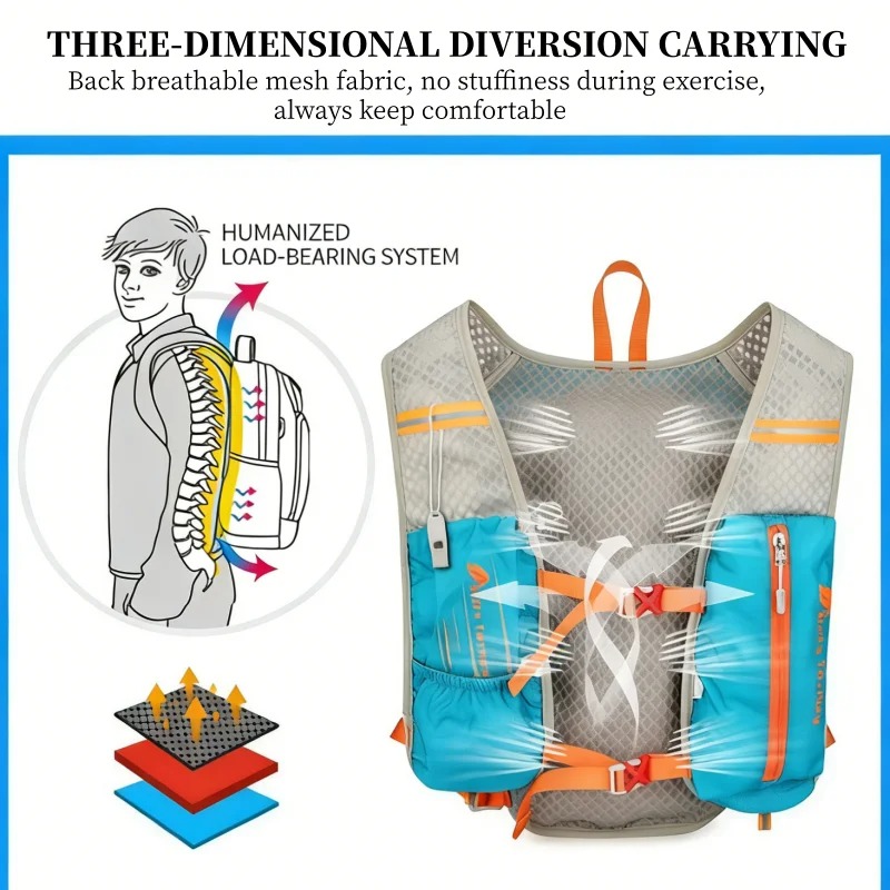 حقيبة ظهر للجري خفيفة الوزن وع - مراجعة Running Gear Reflective وسعره