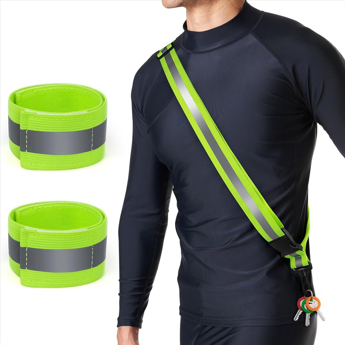 حزام ABXY العاكس للمشي ليلاً،  - مراجعة Running Gear At Night وسعره